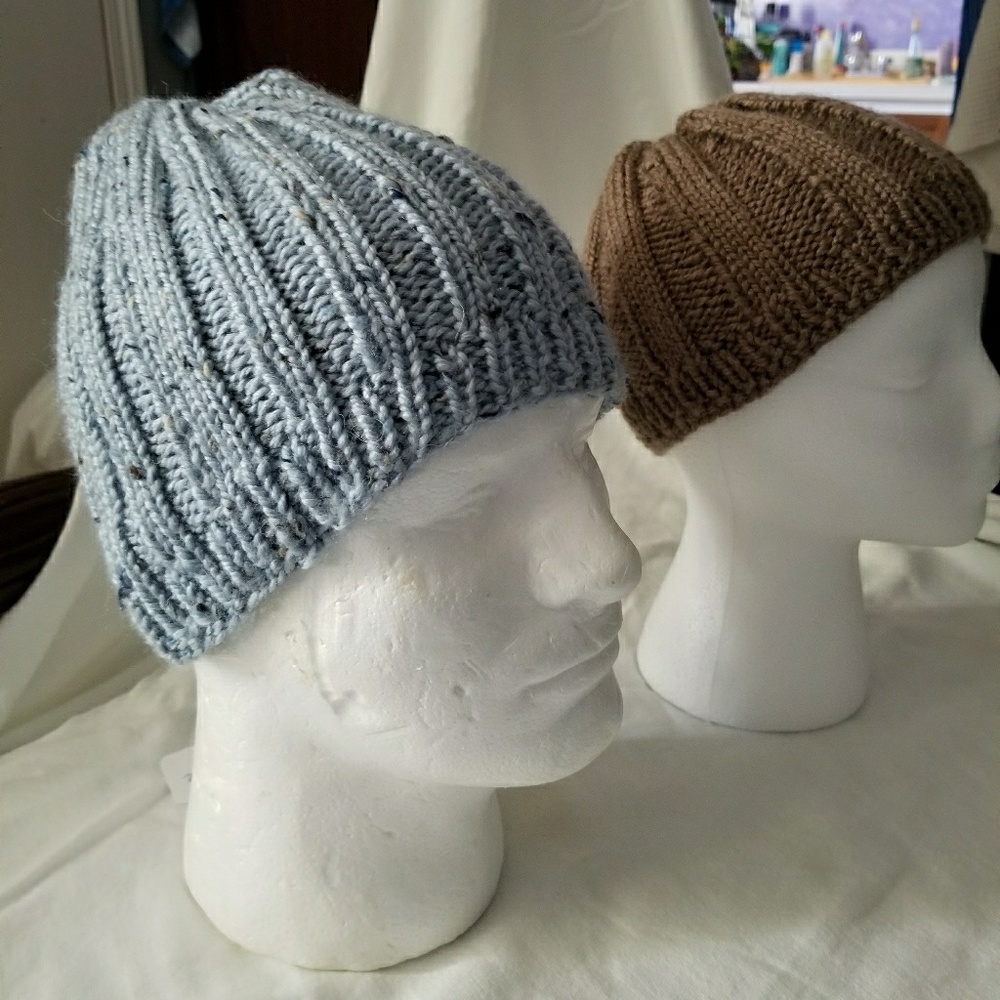 Knitted  Ribbed Beanies